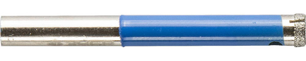 Сверло алмазное трубчатое для дрели d 5 мм по стеклу и керамике, Р100, цилиндрический хвостовик, Профессионал ЗУБР