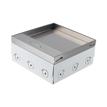 Donel Лючок в пол 12 мод. (6 мод. 45х45 мм.) верт. установка, металл, в уровень с напольным покрытие