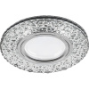 Светильник встраиваемый с LED подсветкой Feron CD945 потолочный MR16 G5.3 прозрачный, хром