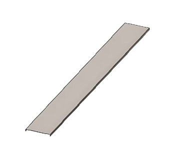 Крышка лотка замкового КЛЗ 100 УХЛ1, горячее цинкование, S0,8