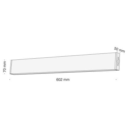 Бра 18Вт 4000K Серый IP20 Vilora C937-WL-01-18W-N Technical