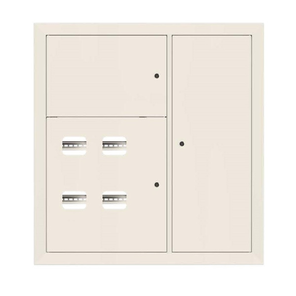 Щит этажный 4 кв, RAL9001 (1000х950х150) Basic EKF