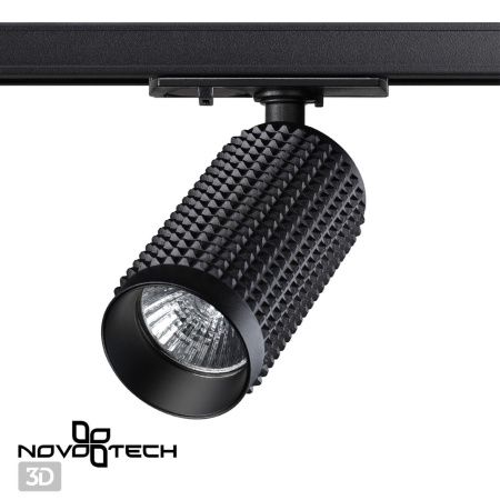 Св-к трековый однофазный IP20 GU10 50W 220V MAIS черный NOVOTECH