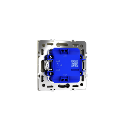 Проходной переключатель встраиваемый Voltum S70 одноклавишный с подсветкой 10А, (шелк)