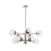 Подвесной светильник 10*E14 60Вт Хром IP20 Richard FR5596PL-10CH Freya