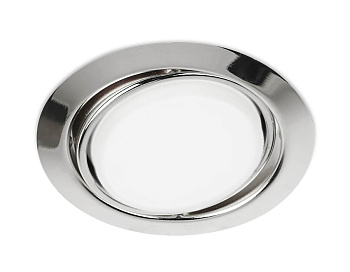 Встраиваемый потолочный точечный светильник G103 CH хром GX53 D120*40 Ambrella Light