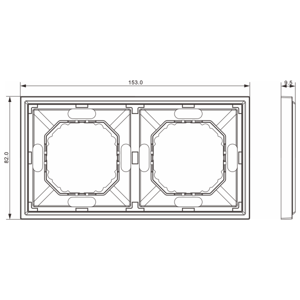 Donel S08 Podium матовый титан рамка 2-я, серия DB