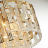 Люстра E14 8*40W BUCKLE золотой/стекло ODEON LIGHT