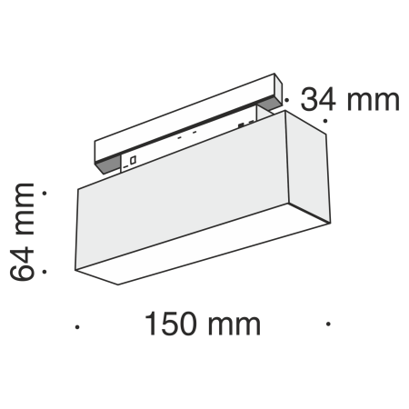 Светильник трековый 7Вт 4000K Черный IP20 BASIS TR012-2-7W4K-B Technical