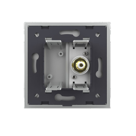 Розетка видео RCA "тюльпан" Серая Livolo