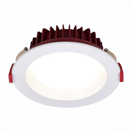 Светильник встраиваемый Белый LED 1*12Вт 4000К 960Lm Ra80 100° IP44 D115xH47 100-240В ST752.548.12 ST LUCE
