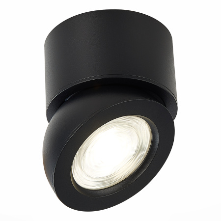 Светильник потолочный Черный LED 1*10Вт 3000К 850Lm Ra>90 38° IP20 D95xH96 180-240В ST654.432.10 ST LUCE