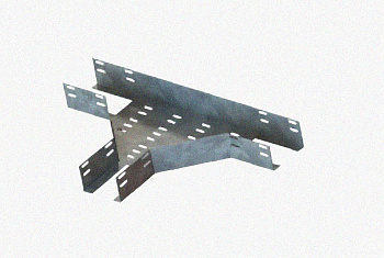 Лоток тройниковый перфорированный ОТ 100х50 У3, окрашенный, S1,5