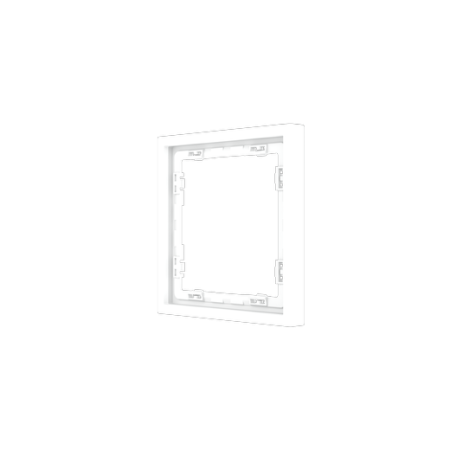 Рамка пластиковая Voltum S70 на 1 пост, (белый матовый)