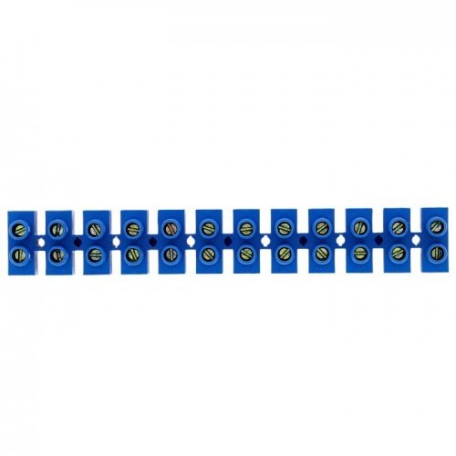Колодка клеммная (25мм) 60А полистирол синяя (10шт) PROxima EKF фото 3