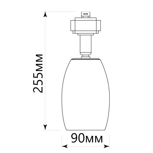 Светильник Feron AL156 трековый однофазный на шинопровод под лампу E14, черный фото 8