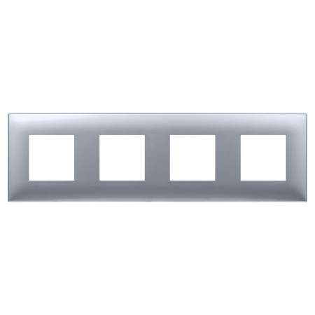 Рамка "Avanti", "Закаленная сталь", 4 поста (8 мод.) DKC