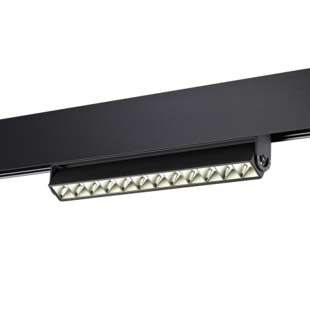Трековый св-к для низков.шинопровода IP20 LED 4000K 12W 48V FLUM черный B NOVOTECH