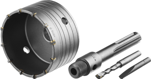 Коронка по бетону "Профессионал" с державкой SDS-Max, 100 мм ЗУБР