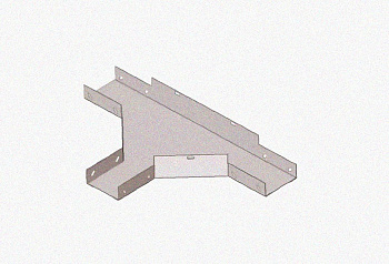 Лоток тройниковый глухой ОТГ 450х120 УХЛ1, горячее цинкование S1,5