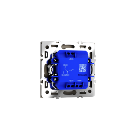 Проходной переключатель встраиваемый Voltum S70 одноклавишный 10А, (кашемир)