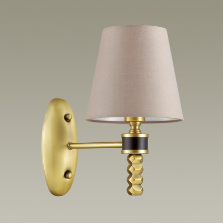 Бра E14 1*40W 220V MONTANA античная латунь,бежевый LUMION Бра E14 1*40W 220V MONTANA античная латунь,бежевый LUMION