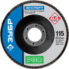 Круг лепестковый торцевой, 115мм, тип КЛТ 1, P80 Профессионал ЗУБР