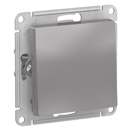 ATLASDESIGN Механизм выключателя СУ 1 кл. с самовозвратом 10А алюминий IP20 Schneider Electric