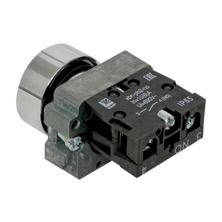 Кнопка BA21 черная NO IP65 PROxima EKF