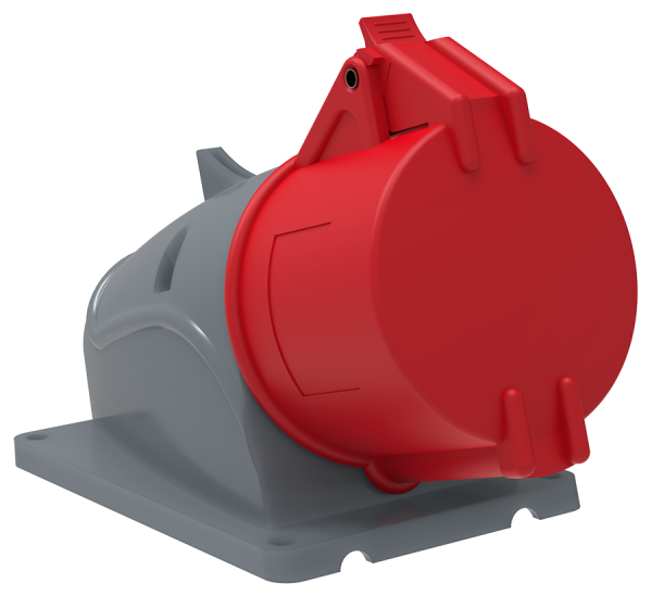 Розетка стационарная ССИ-125 32А-6ч/200/346-240/415В 3Р+РЕ+N IP44 MAGNUM IEK