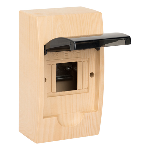 Щит распределительный навесной ЩРН-П- 4 светлое дерево IP41 PROxima EKF