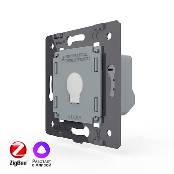 Одноклавишный сенсорный выключатель ZigBee (механизм) Livolo