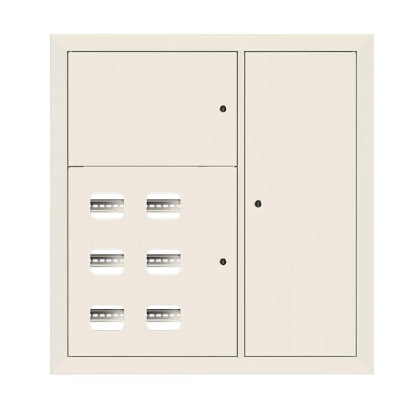 Щит этажный 6 кв, RAL9001 (1000х950х150) Basic EKF