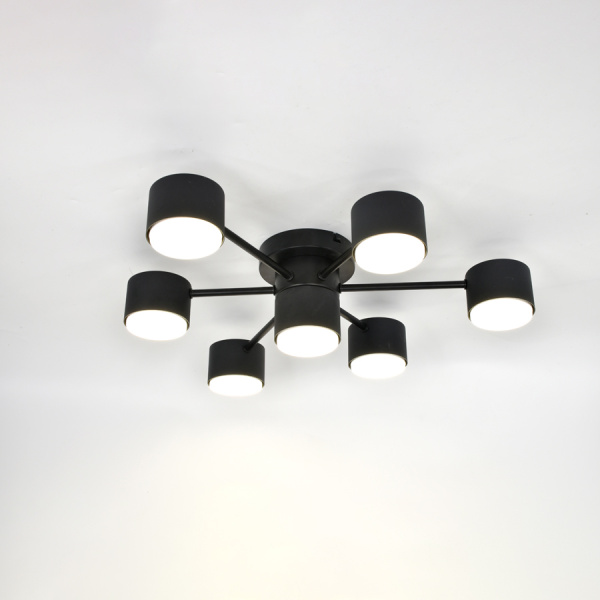 Люстра под лампу GCHL-7GX53-M Черная Стеллар General