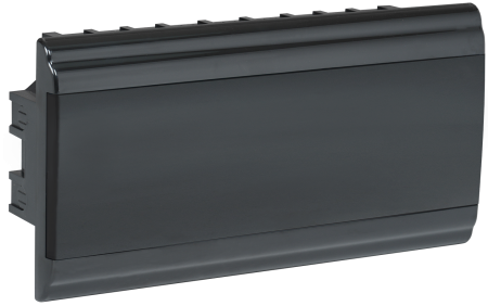 Корпус пластиковый ЩРВ-П-18 модулей встраиваемый черный IP41 PRIME IEK