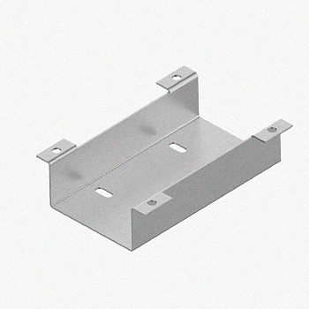 Соединитель нижний У1102 100х50х1,5 УТ1,5, оцинкованный лист S1,5