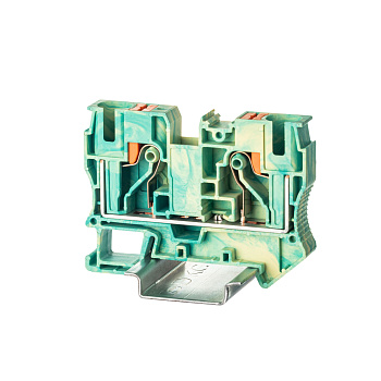 Клемма заземления, зажим push-in, 2 точки подключения, 10 кв.мм DKC