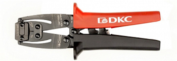 Клещи для обжима провода 0,14-6 кв. мм наконечником-гильзой фронтальная подача (трапеция) DKC