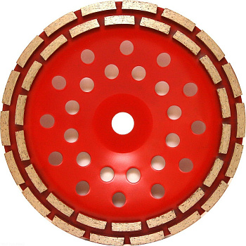 Чашка алмазная 230 Сегментная двухрядная TCW257 Trio-Diamond