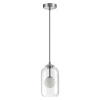 Подвес G9 1*40W LOSTAR хром/белый/прозрачный/стекло B ODEON LIGHT