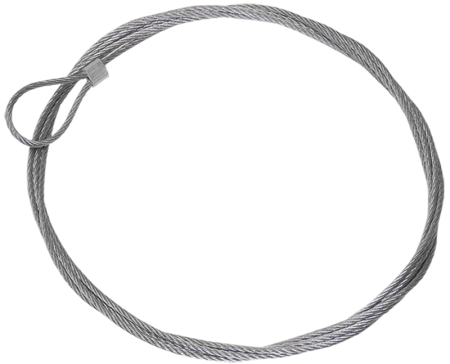 Трос стальной с петлей 2м IEK