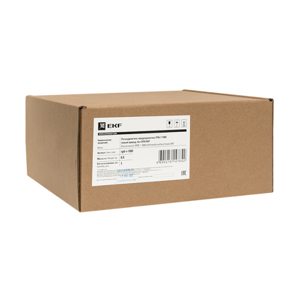 Разъединитель-предохранитель РПБ-1 100А левый привод, без ППН Basic EKF