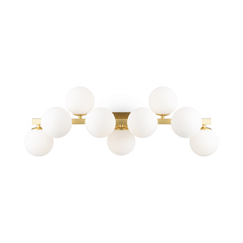 Настенный светильник (бра) 9*G9 28Вт Золото IP20 Dallas MOD547WL-09BS Maytoni