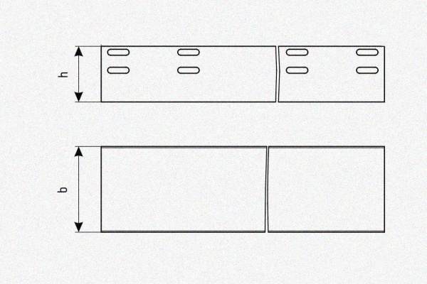 Лоток глухой ЛМГ 50х50х2000 УТ1,5, горячее цинкование, S0,8