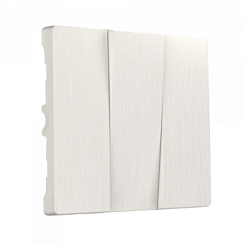 Встраиваемые механизмы Накладка  СУ 3-кл . перламутр рифленый IP20 Werkel