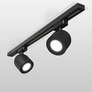 Трековый светильник для однофазного шинопровода MRL 1005 Ogma GU10 черный Elektrostandard