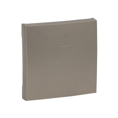 Валенсия Лицевая панель кнопки звонка 10А кашемир EKF