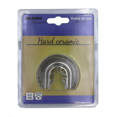 Полотно алмазное отрезное по керамике и керамограниту Radial El-P 65 mm HR4165 Hilberg