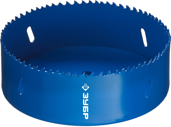 121мм, коронка биметаллическая, быстрорежущая сталь ЗУБР