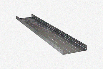 Лоток глухой ЛМГ 400х200х2000 УТ1,5, горячее цинкование, S1,5